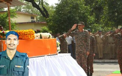 अहिल्यानगरचे भूमिपुत्र संदिप गायकर यांच्यावर लष्करी इतमामात अंत्यसंस्कार